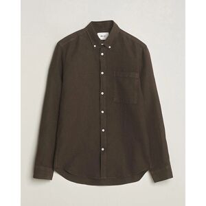 NN07 Arne Linen Shirt Demitasse Brown