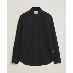 NN07 Arne Linen Shirt Black