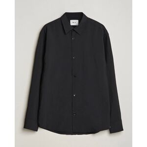 NN07 Freddy Structured Shirt Black