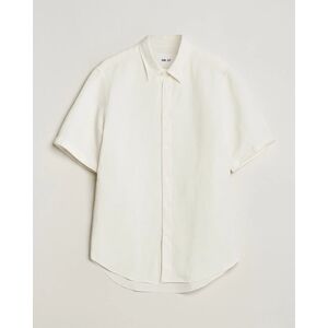 NN07 Arne Tencel/Linen Short Sleeve Shirt White