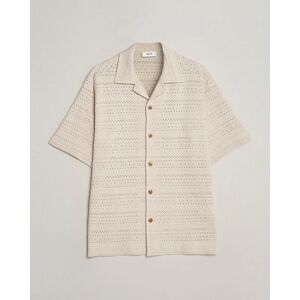 NN07 Julio Knitted Short Sleeve Shirt Ecru