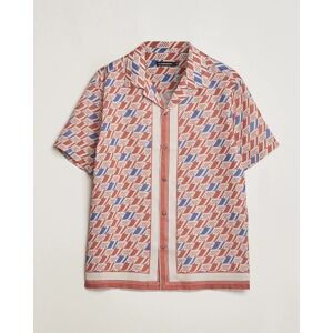 J.Lindeberg Elio Tencel Moto Print Short Sleeve Shirt Multi