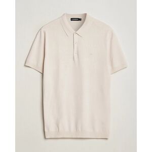 J.Lindeberg Ridge Rayon Silk Polo Moonbeam