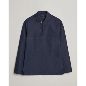 Drake's Marine Linen Smock Navy