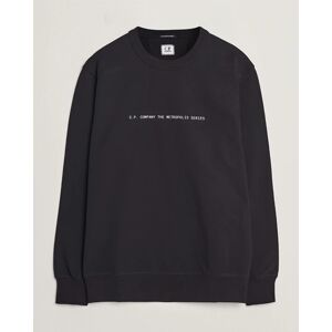 C.P. Company Metropolis Printed Logo Sweatshirt Black