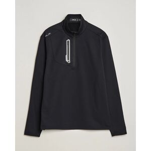 RLX Ralph Lauren Luxury Jersey Half Zip Polo Black