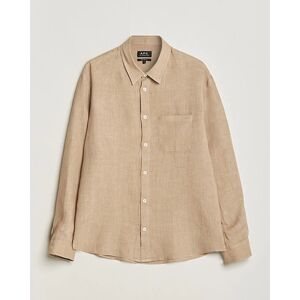 A.P.C. Cassel Linen Shirt Beige