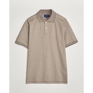 Eton Pique Polo Shirt Beige