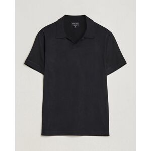 Giorgio Armani Short Sleeve Stretch Polo Black