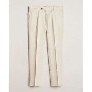 Briglia 1949 Pleated Linen Trousers Beige