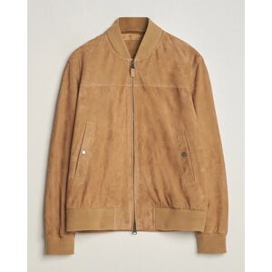 GANT Suede Bombar Jacket Dark Khaki