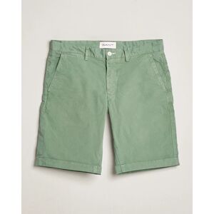 GANT Regular Sunbleached Shorts Kalamata Green