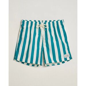 GANT Blockstriped Swimshorts Ocean Turquoise