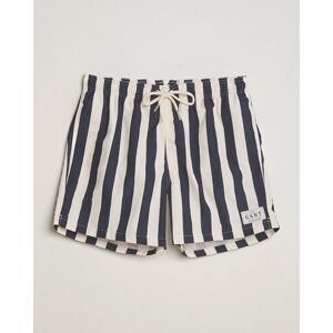 GANT Blockstriped Swimshorts Evening Blue