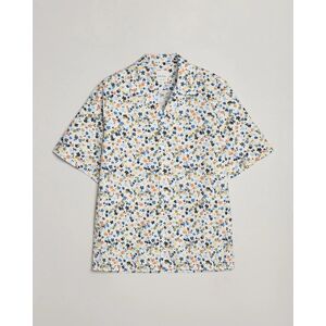 Paul Smith Printed Flower Resort Short Sleeve Shirt White