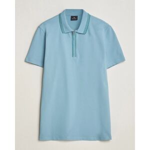 PS Paul Smith Regular Fit Half Zip Polo Blue