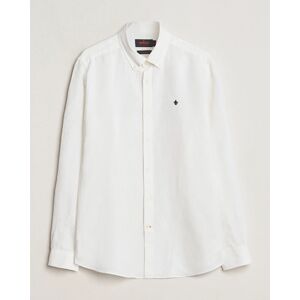 Morris Douglas Linen Button Down Shirt White