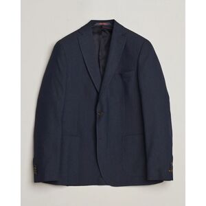 Morris Archie Linen Blazer Navy