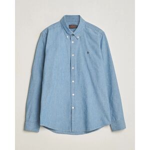 Morris Slim Fit Chambray Shirt Blue
