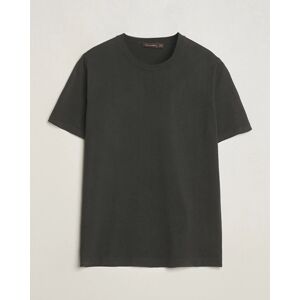 Oscar Jacobson Brian Knitted Cotton T-Shirt Olive