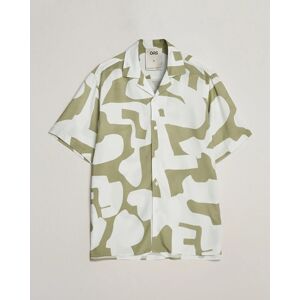 OAS Viscose Resort Short Sleeve Shirt Sage Puzzlotec