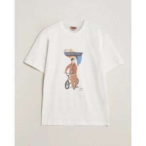 Baracuta Slowboy Arlington Cotton T-Shirt Off White