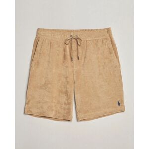 Polo Ralph Lauren Cotton Terry Drawstring Shorts Coastal Beige