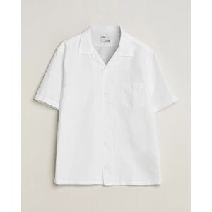 Colorful Standard Cotton/Linen Short Sleeve Shirt Optical White