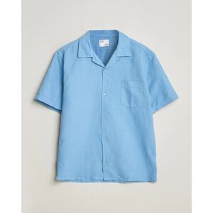 Colorful Standard Cotton/Linen Short Sleeve Shirt Seaside Blue