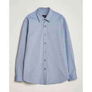 Brioni Slim Fit Piquet Shirt Oxford Blue