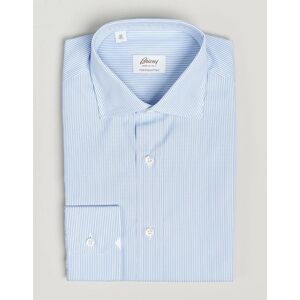 Brioni Slim Fit Dress Shirt Light Blue Stripe