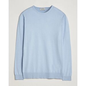 John Smedley Hatfield Sea Island Crew Neck Mirage Blue