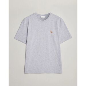 Maison Kitsune Chillax Fox T-Shirt Light Grey Melange