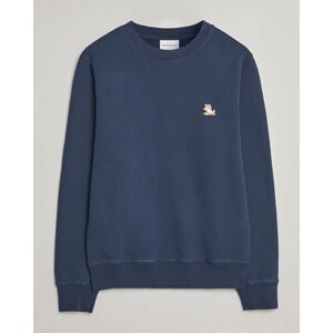 Maison Kitsune Chillax Fox Sweatshirt Ink Blue