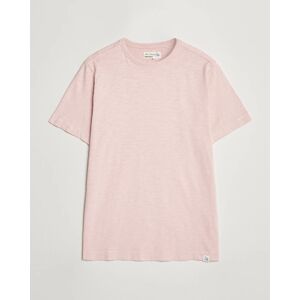 Merz b. Schwanen Organic Pima Cotton Slub Crew Neck T-Shirt Dusted Pin