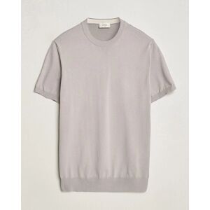 Altea Extrafine Cotton Knit T-Shirt Taupe