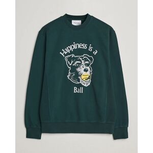 Palmes Dog Crew Neck Sweatshirt Dark Green