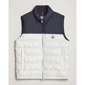 Moncler Cerces Down Vest Off White/Navy