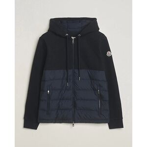 Moncler Down Panel Cardigan Jacket Navy