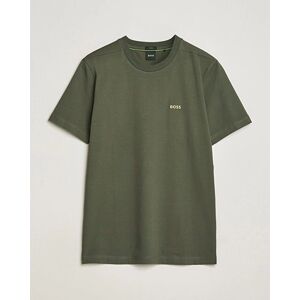 Boss GREEN Crew Neck T-Shirt Open Green