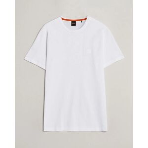 Boss ORANGE Tales Logo Crew Neck T-Shirt White