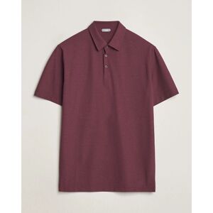 Zanone Ice Cotton Polo Burgundy