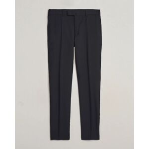 Incotex Slim Fit Tropical Wool Trousers Navy