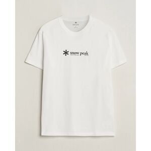 Snow Peak Soft Cotton Logo T-Shirt White