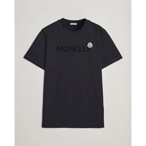 Moncler Lettering Logo T-Shirt Navy