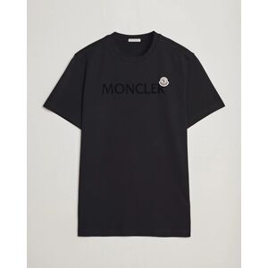 Moncler Lettering Logo T-Shirt Black