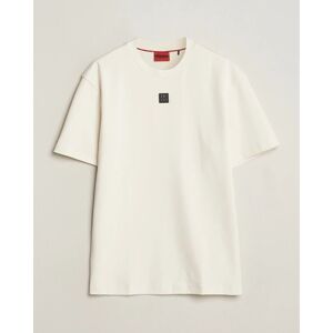 HUGO Dalile Logo Crew Neck T-Shirt Open White