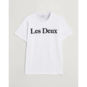 Les Deux Charles Logo T-Shirt Wihte