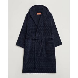 Missoni Home Chalk Bath Robe Navy