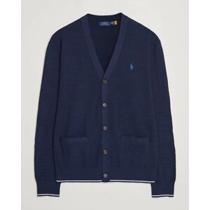 Polo Ralph Lauren Textured Knitted Cardigan Bright Navy